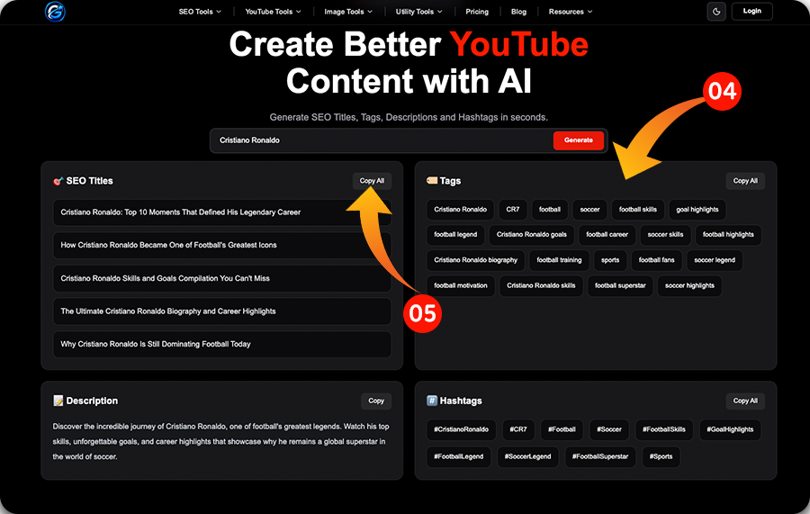 GoTagStar creator tools